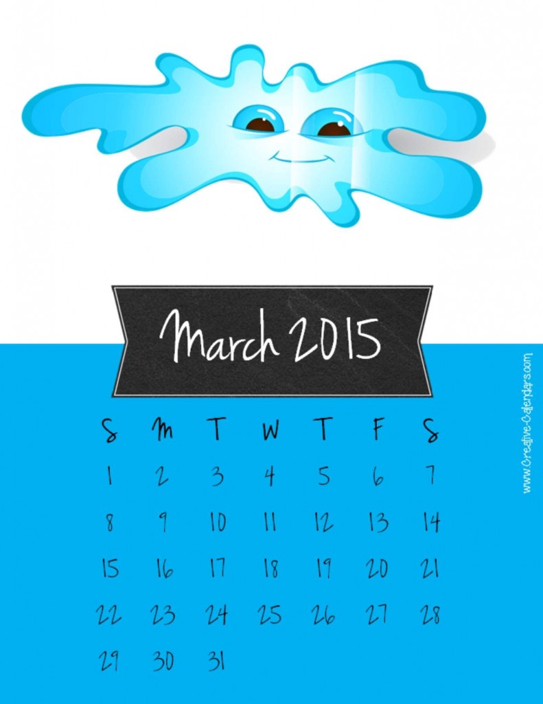 Amazing Calendar for Year 2015 Designs 2 march2015calendar