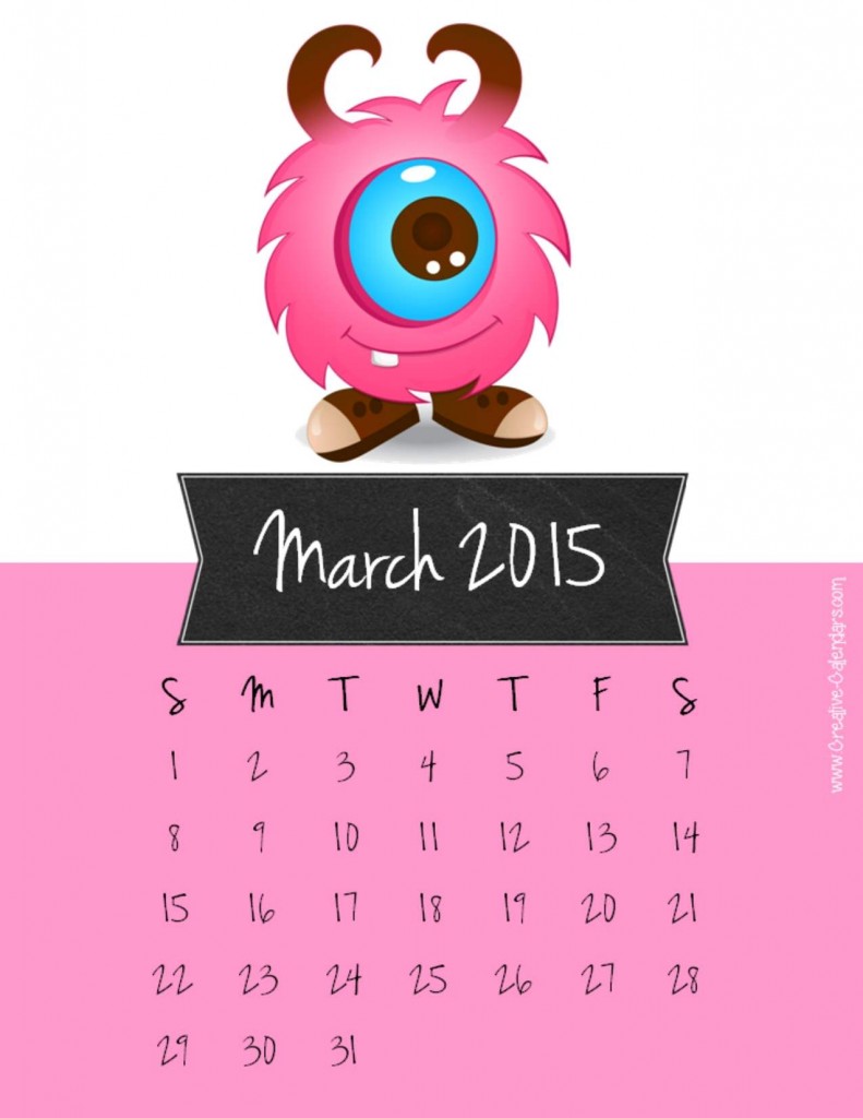 Amazing Calendar for Year 2015 Designs 4 march2015calendar4