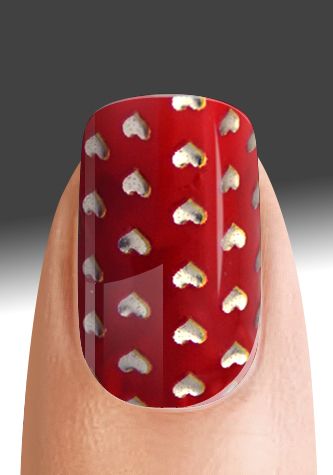 60 Incredible Valentine's Day Nail Art Designs 1 Valentine-Day-Nail-Art-17