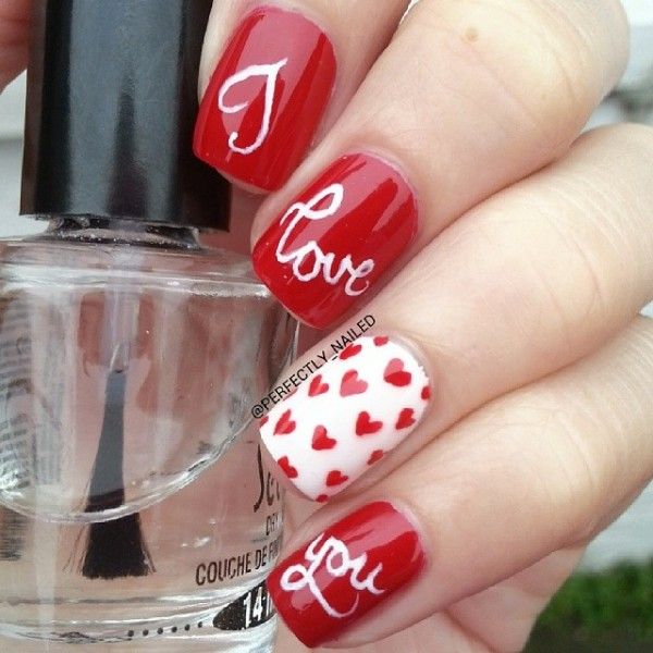 60 Incredible Valentine's Day Nail Art Designs 23 Valentine-Day-Nail-Art-23