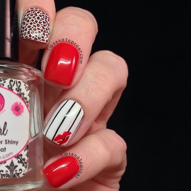60 Incredible Valentine's Day Nail Art Designs 20 Valentine-Day-Nail-Art-26
