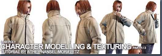 3D Studio Max Low-Poly Character Modeling and Texturing