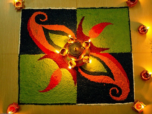 Unique Diwali Gift and Diwali Decoration Ideas for 2015 4 diwali-rangoli