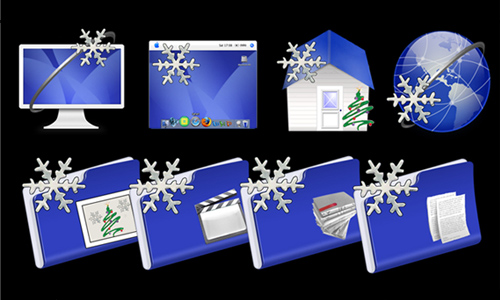 Merry Christmas Icons Set Christmas Icons