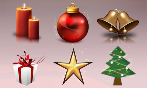Merry Christmas Icons Set and Graphics Free Download 3 Merry Christmas Icons Set Christmas Dock Icons