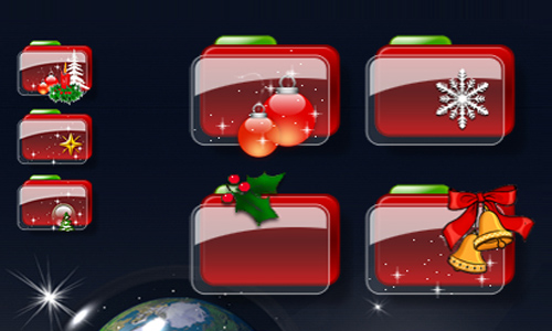 Merry Christmas Icons Set Christmas Iconorama