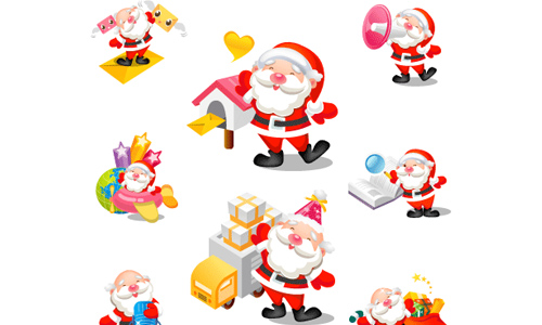 Merry Christmas Icons Set