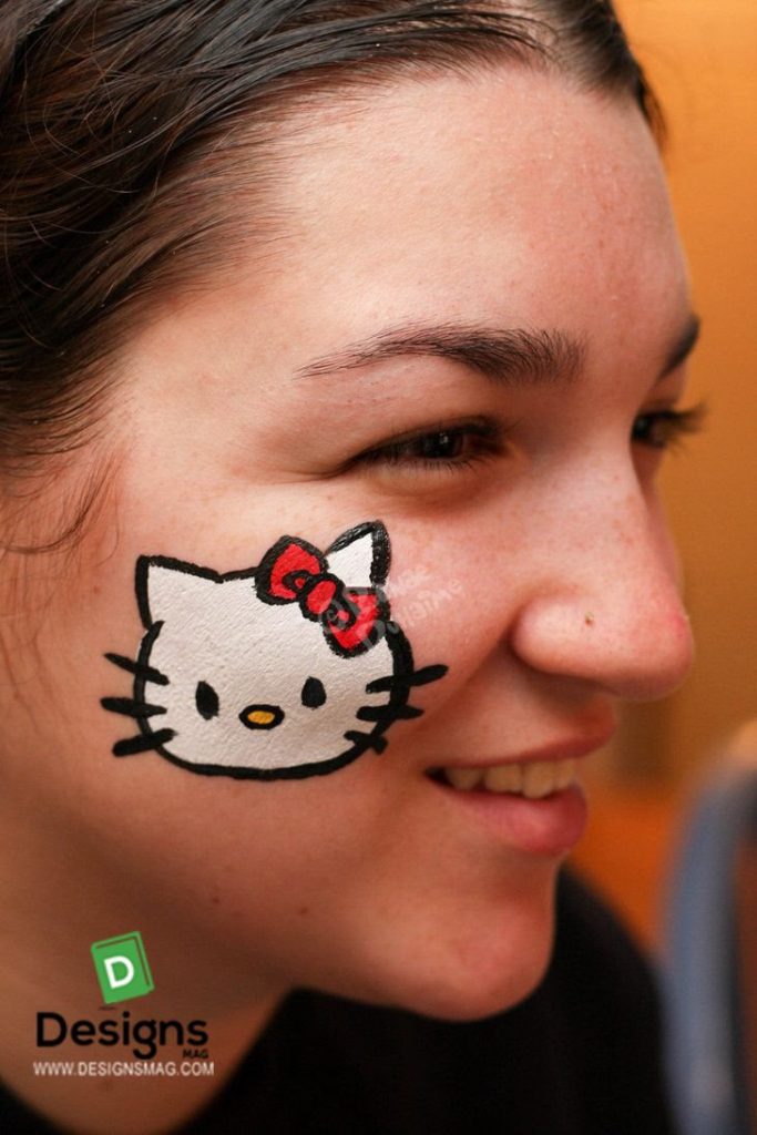 75 Easy Face Painting Ideas - Face Painting Makeup 2 easy-facepaint-ideas-face-makeup-designsmag-002