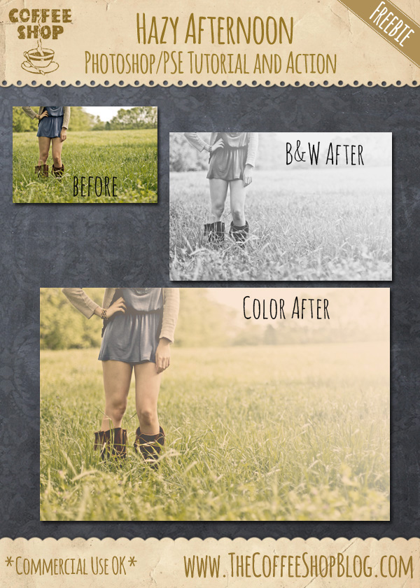Hazy Afternoon Photoshop Actions