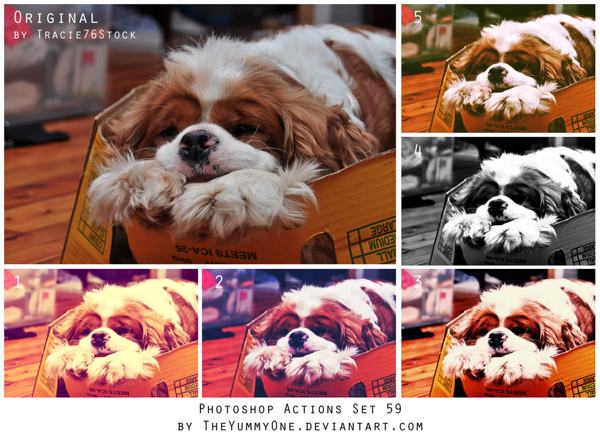 Free Photoshop Actions download pack