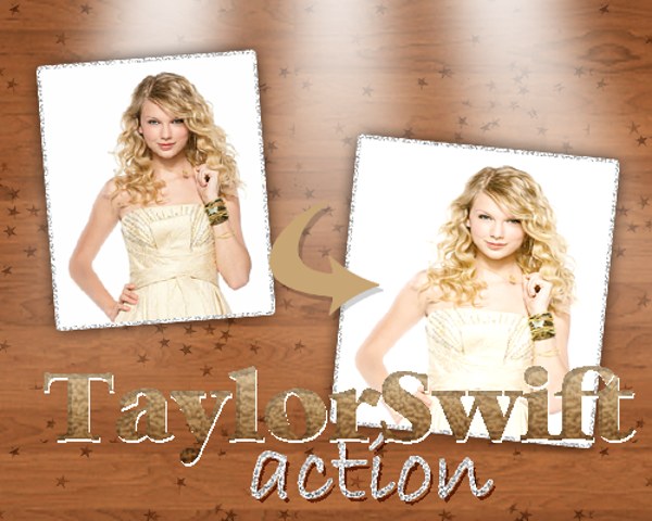 taylor swift actions in adobe photoshop