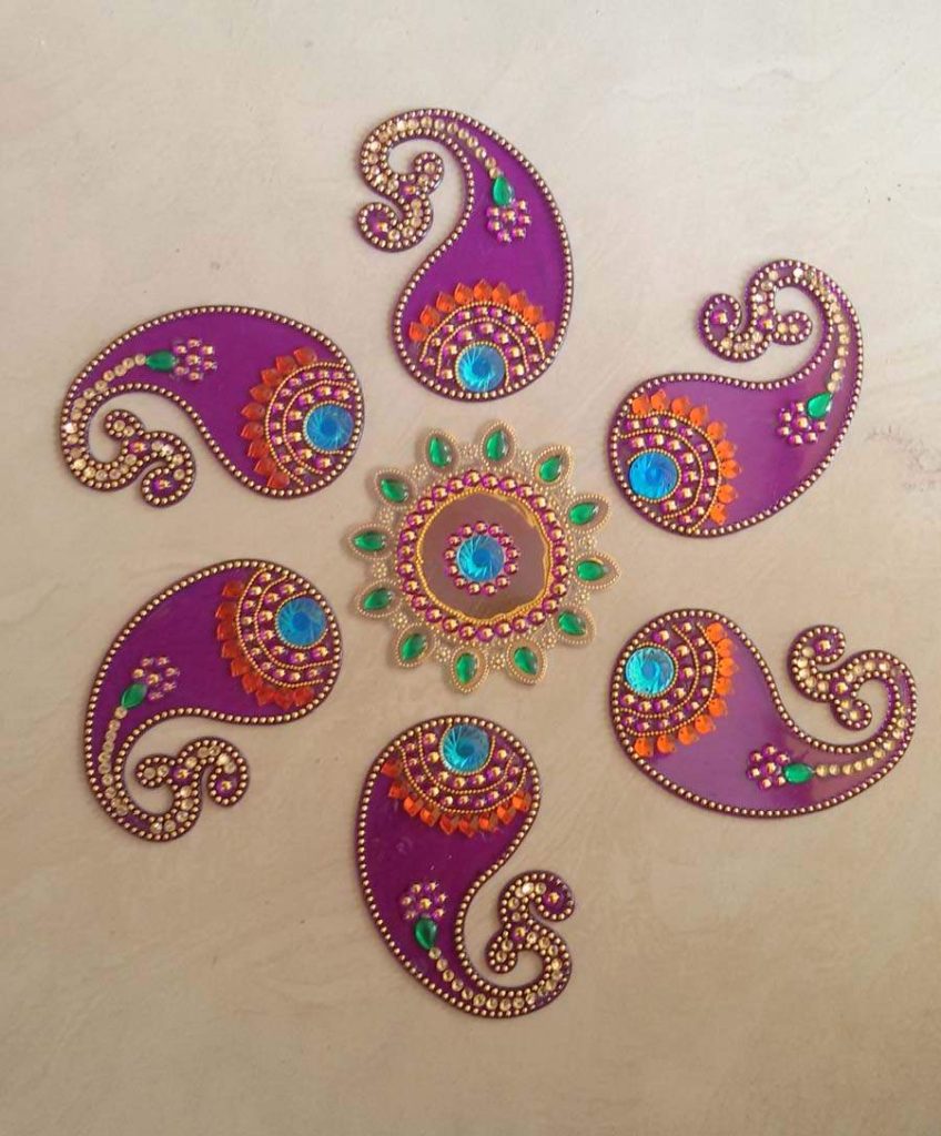 Diwali Floor Decoration Ideas