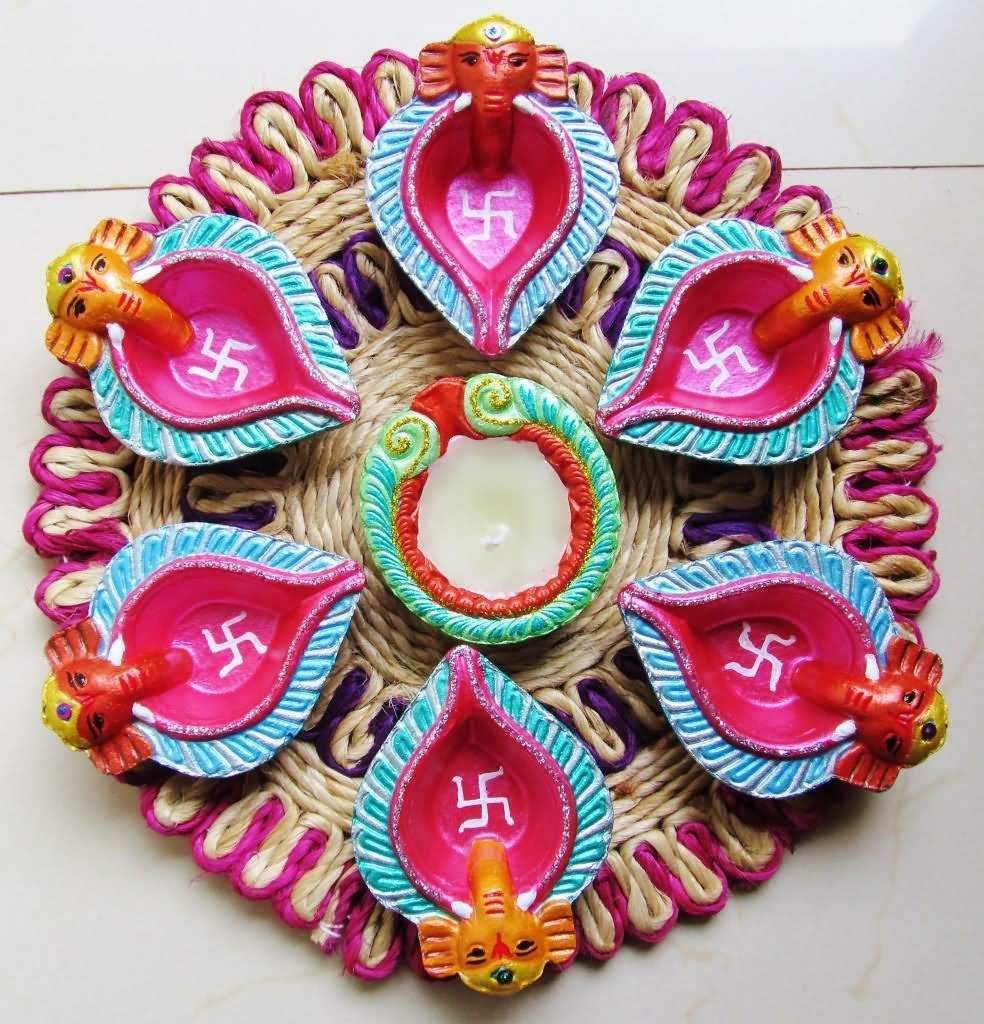 Diwali Floor Decoration Ideas