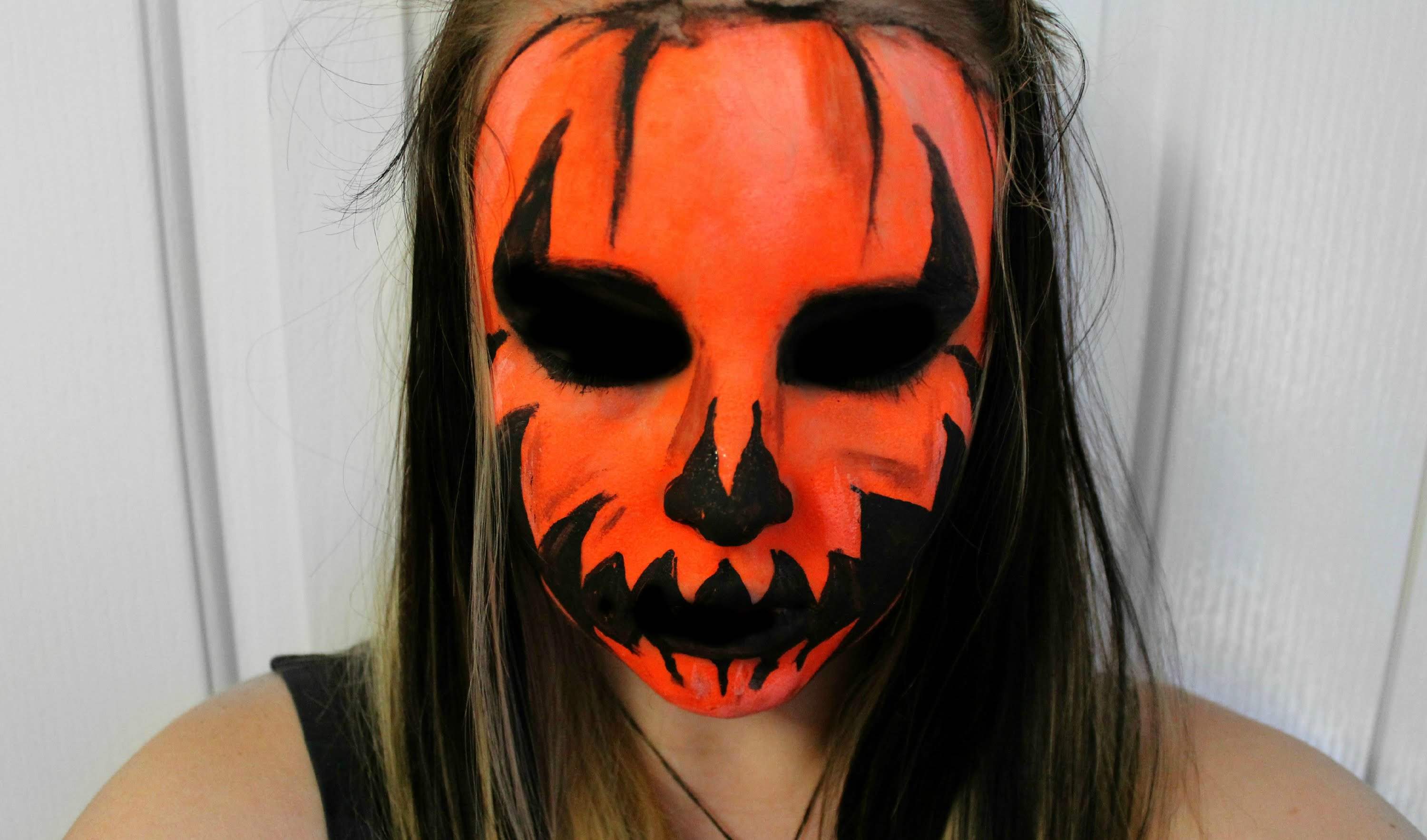 Pumpkin face painting is one of the easiest. 