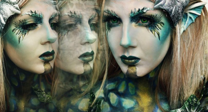 Halloween Snow Queen Face Paint 006