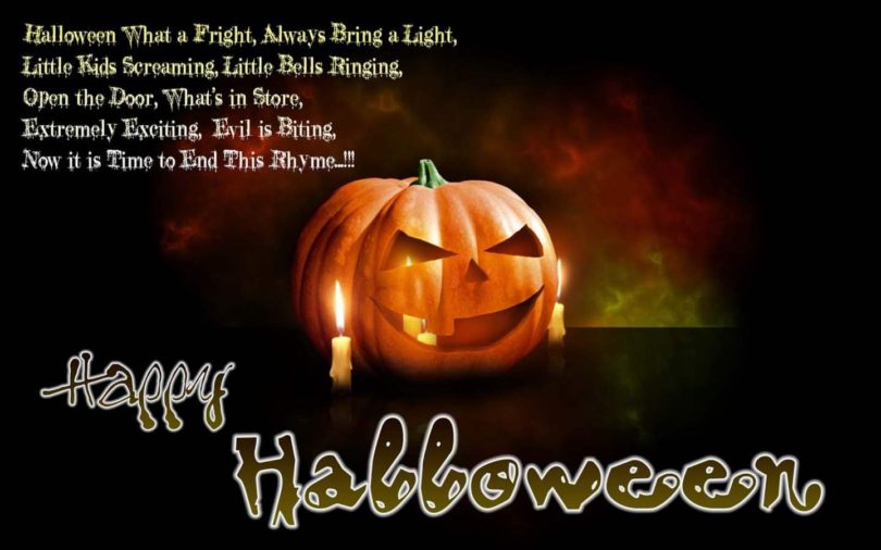 Happy halloween Wishes Poem and Quote and wallpaper for Decktop