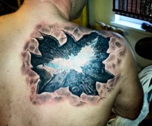 Shoulder tattoos 3d