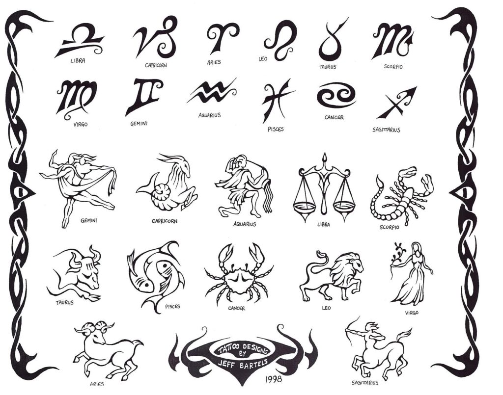 Best things about tattoo designs, meaning and ideas 1 Zodiac Signs and tattoos