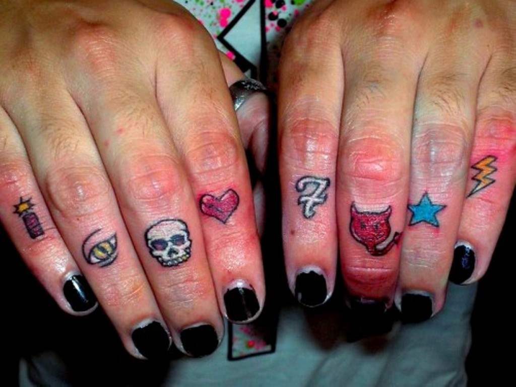 Dangerous Tattoos on Fingers