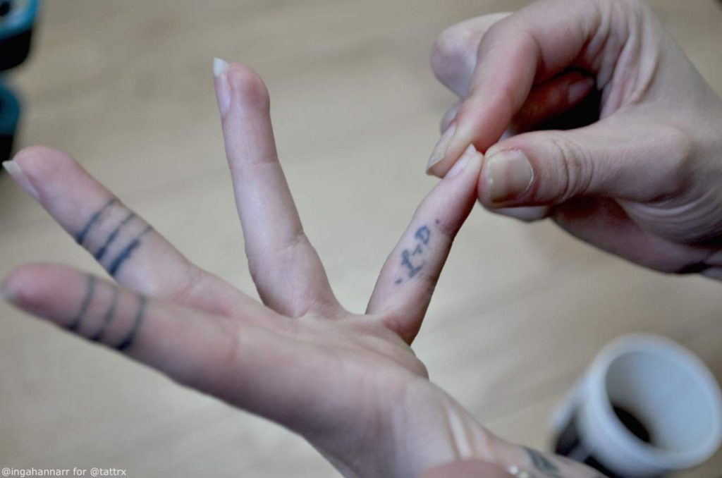 Hidden Tattoos on Finger