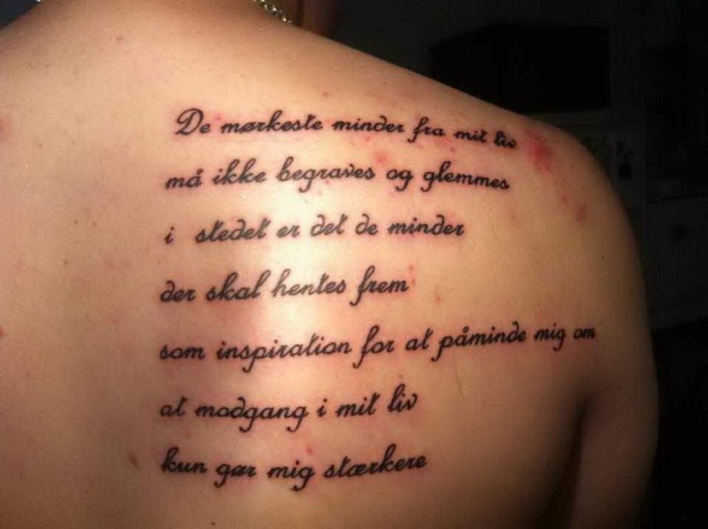 Shoulder Tatoos Design