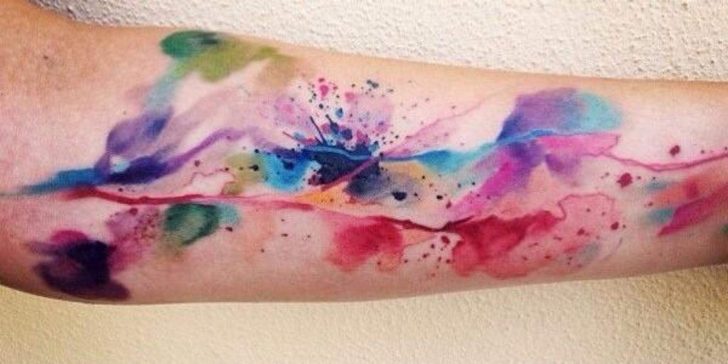 facebook watercolor tattoos design